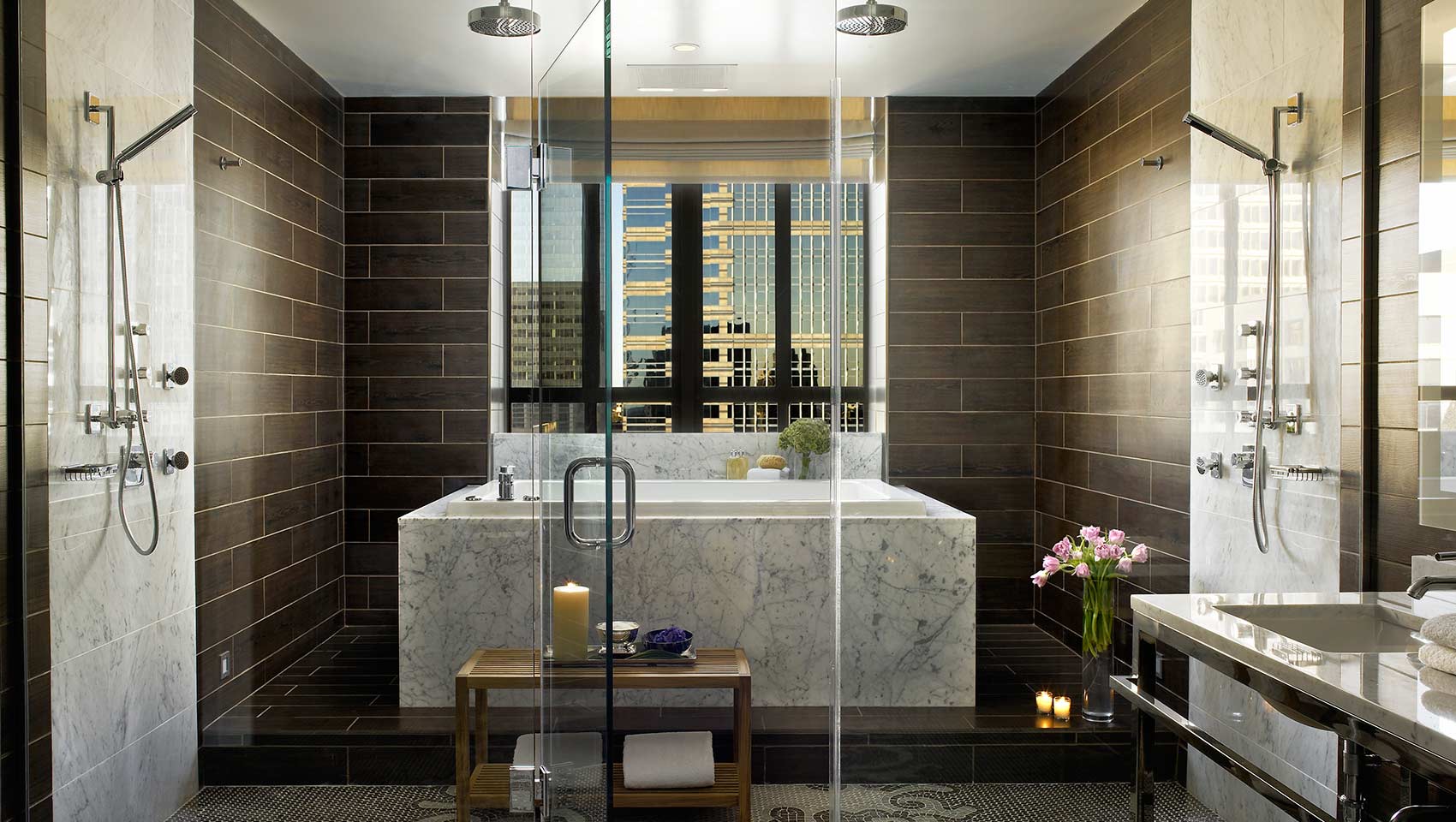 Presidential Suite bathroom at Kimpton Hotel Palomar Philadelphia