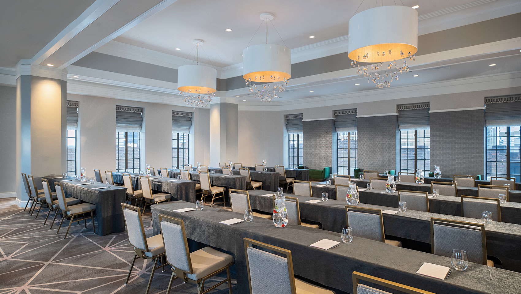 meeting set up in ballroom