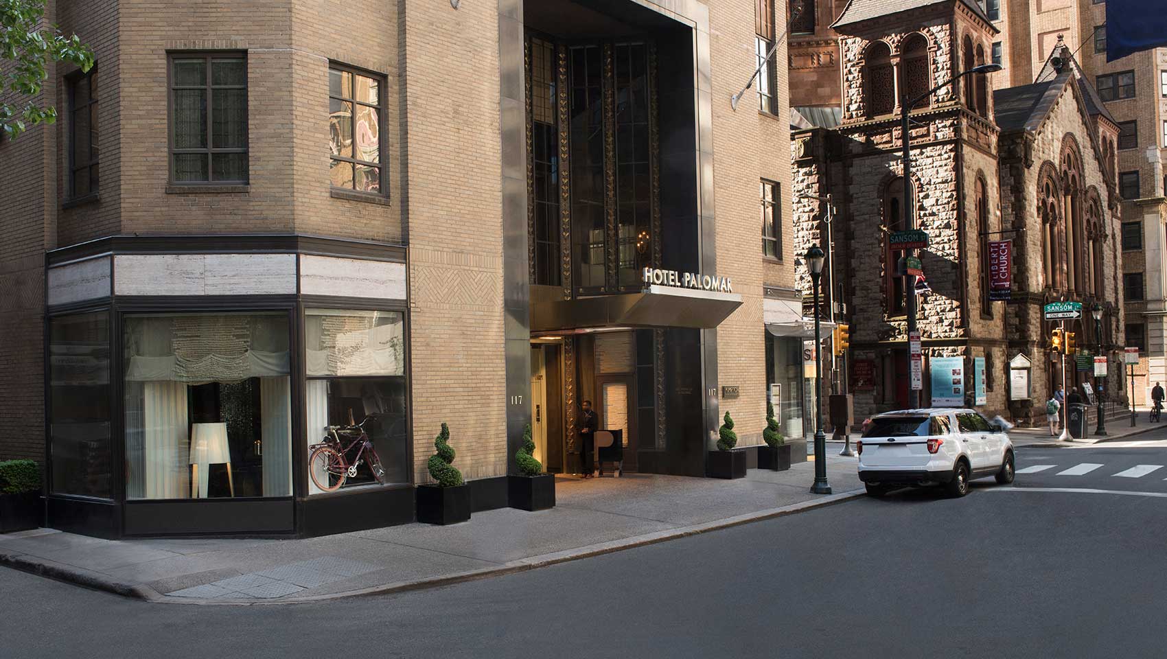 Exterior of Kimpton Hotel Palomar Philadelphia