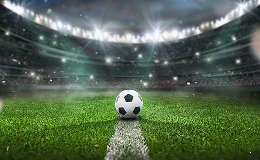 Soccer Ball in Stadium